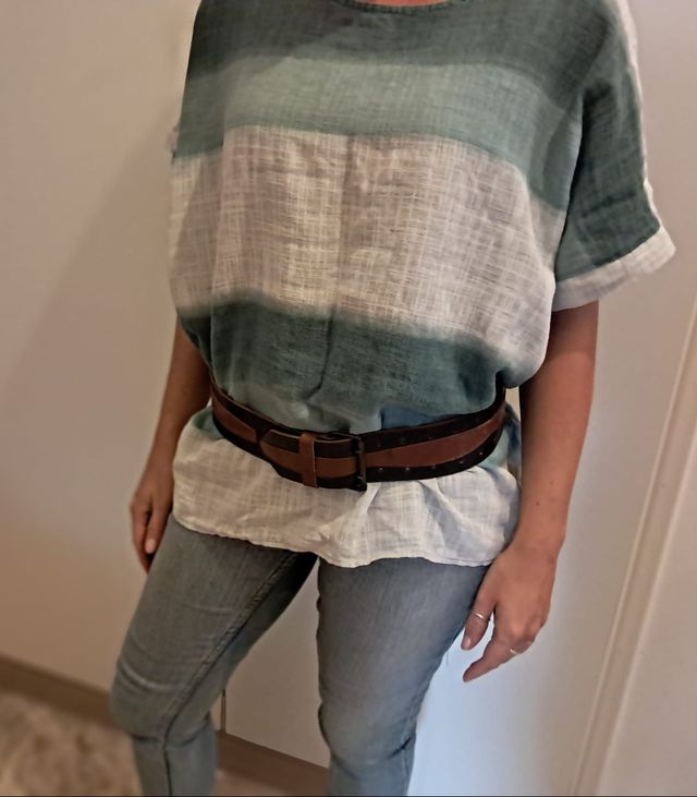 Cintura vera pelle vintage