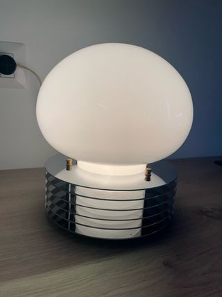 Lampada Enrico Tronconi Vintage Vetro Metallo