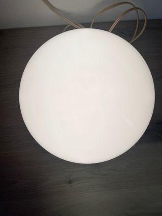 Lampada Enrico Tronconi Vintage Vetro Metallo