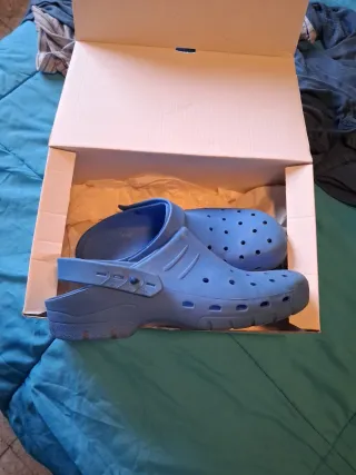 Zapatillas de trabajo azules