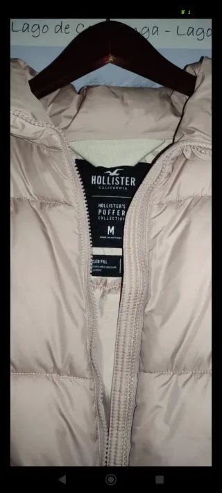 Chaqueta Hollister rosa talla XS
