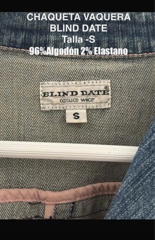 Chaqueta Vaquera BLIND DATE Talla S