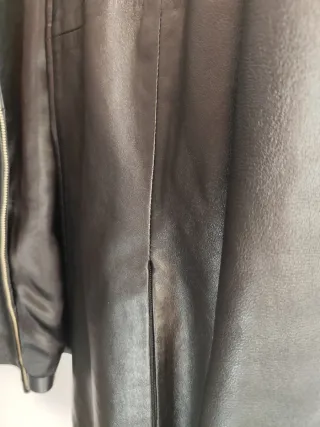 Chaqueta de piel mujer S@S3S negra