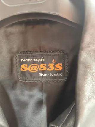 Chaqueta de piel mujer S@S3S negra