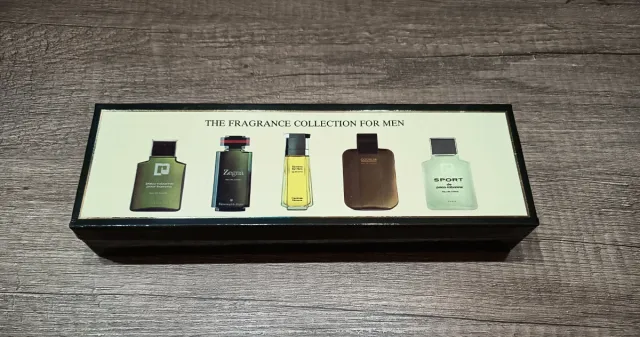 Cofre 5 Miniaturas EAU de Toilette For men.