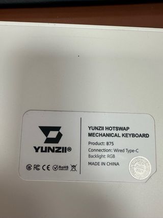 YUNZII B75 Gasket Teclado Mecánico,75% #803855