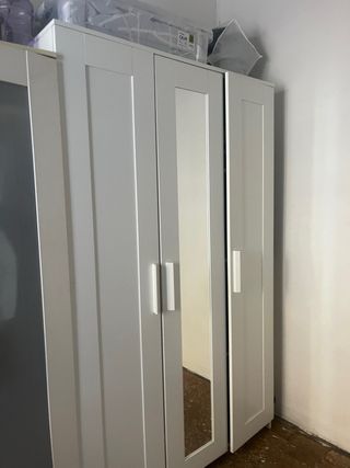 Guardaroba BRIMNES 3 ante bianco 117x190 cm