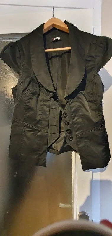 Bolero negro Morgan con solapa – Talla L