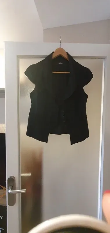 Bolero negro Morgan con solapa – Talla L