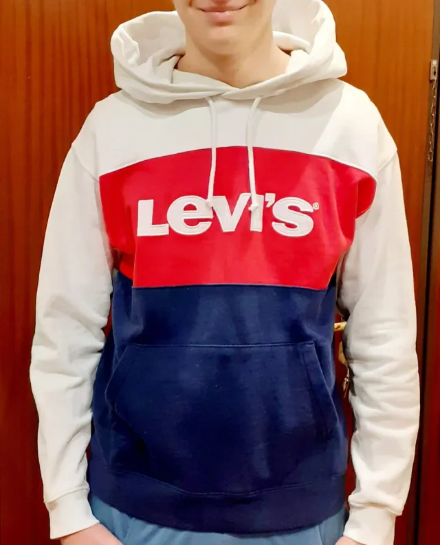 Felpa Levis color block