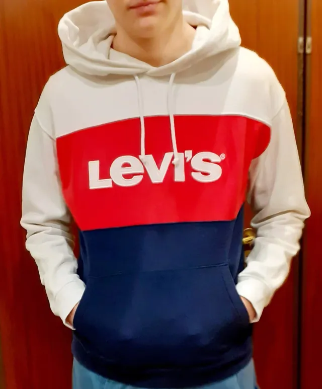 Felpa Levis color block