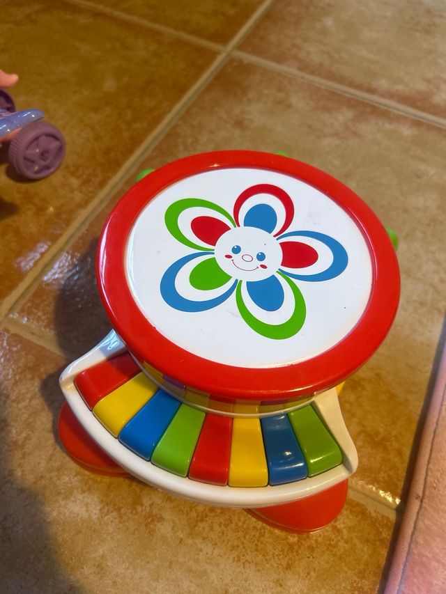 Lote Juguetes Niños: Caballo, Cámara y Tambor