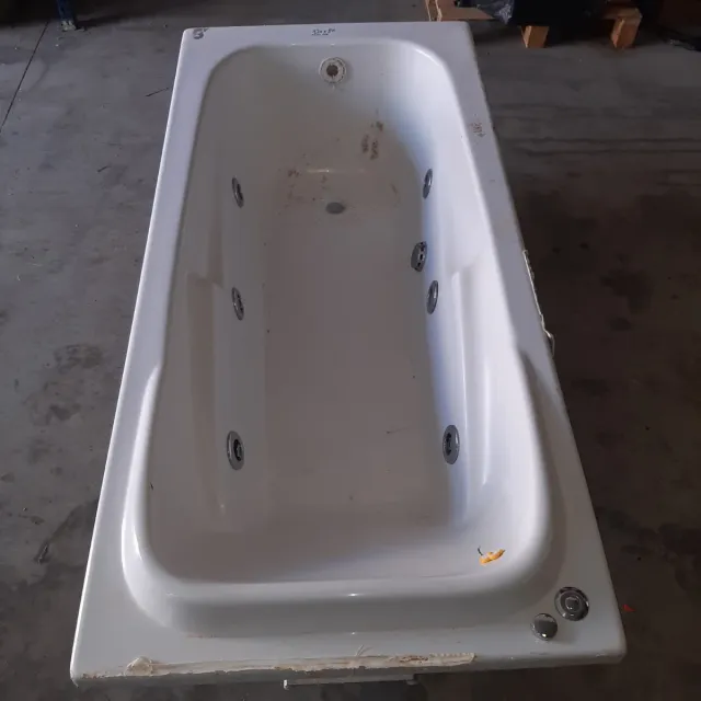 Bañera Hidromasaje Acrílico Blanca