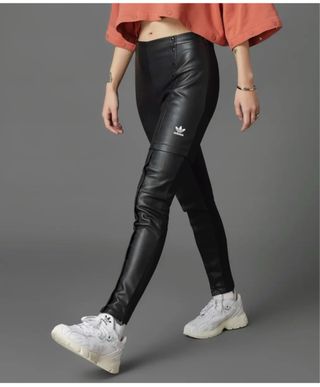 Leggings Adidas Original polipiel negros