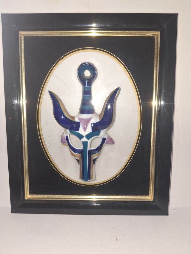 Sargadelos careta no 3 ENMARCADA