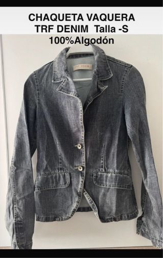 Chaqueta Vaquera TRF Denim Talla S