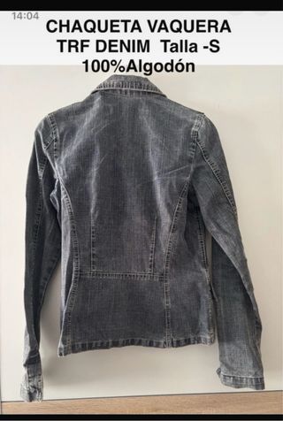 Chaqueta Vaquera TRF Denim Talla S