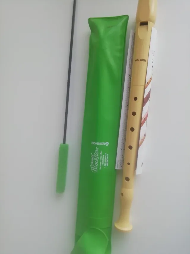 Flauta dulce Hohner Blockflöte con funda