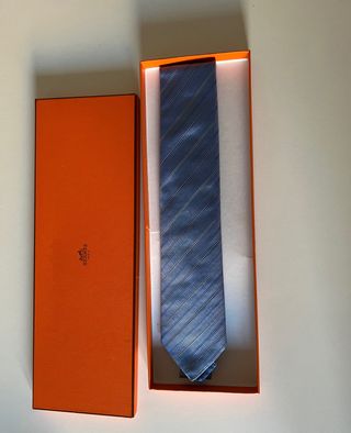 Corbata Hermes Azul
