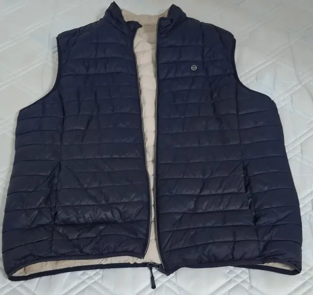 Giubbotto Milano Uomo Reversibile Blu/Beige