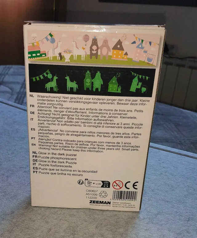 Puzzle 100 piezas brillo oscuridad