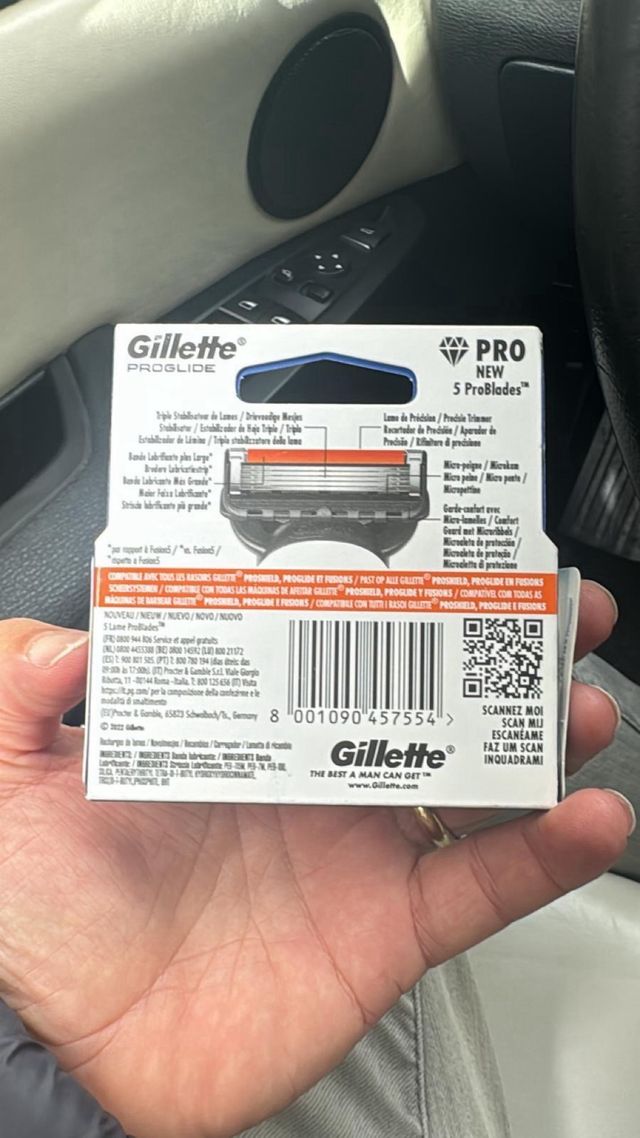 Gillette Proglide Cajas Nuevas 3 Unidades