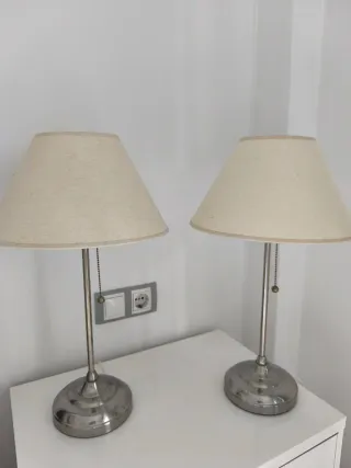 Lámparas de mesita de noche Ikea (2 unidades)