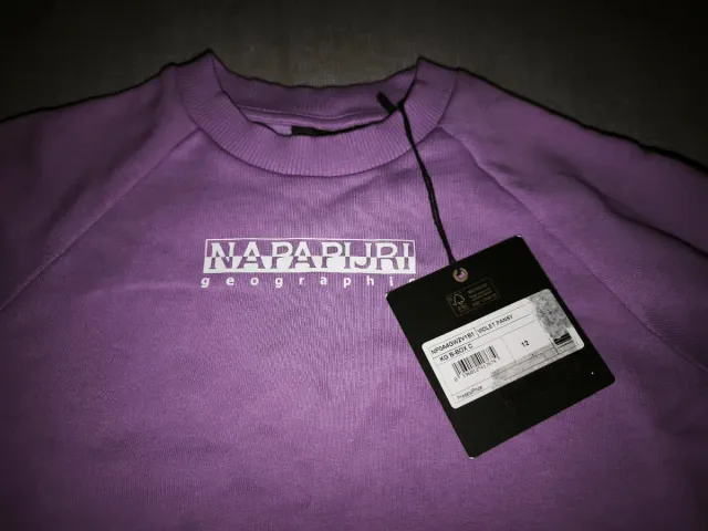 Felpa Napapijri ragazza viola
