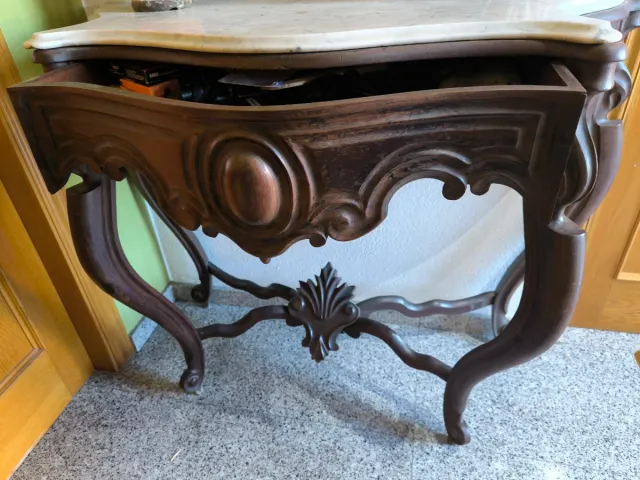 Consola tocador antiguo con espejo negociable