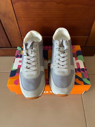 Zapatillas Deportivas Refresh Beige Gris Talla 39