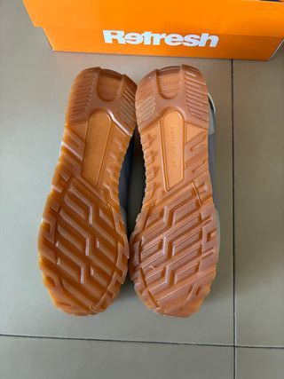 Zapatillas Deportivas Refresh Beige Gris Talla 39