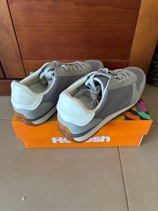 Zapatillas Deportivas Refresh Beige Gris Talla 39