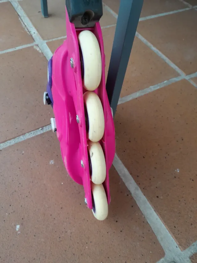 Patines Oxelo Play3 Niña Talla Ajustable + Protecc