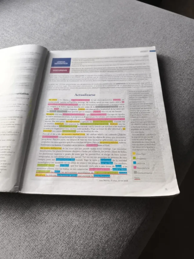 1º BACH TERA LENGUA CASTELLANA Y LITERATURA