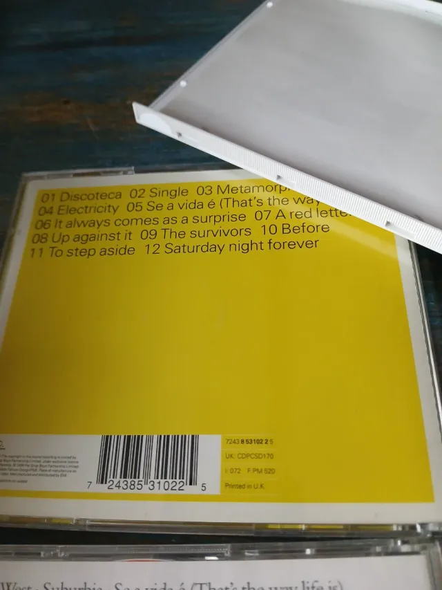 Lote 4 CDs Pet Shop Boys