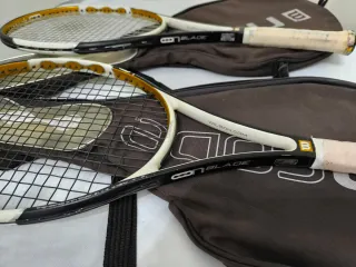 Wilson Blade Coppia con custodia e overgrip.