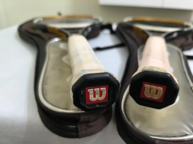 Wilson Blade Coppia con custodia e overgrip.