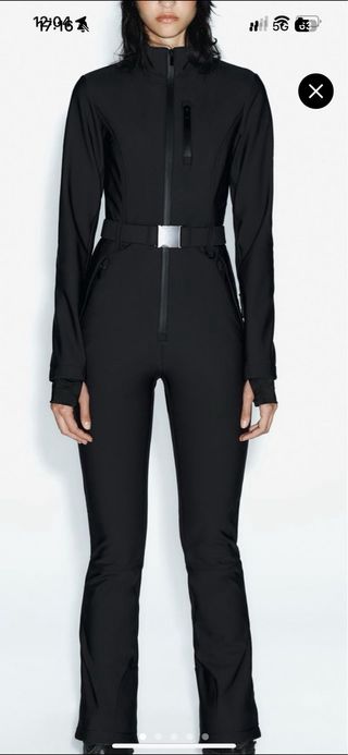 Traje de esquí negro talla L nuevo