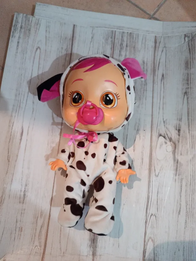 Bebe Llorón disfrazado de vaca