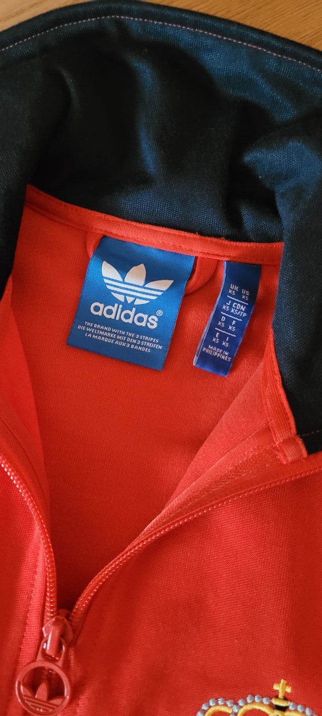 Chaqueta Adidas España Roja Talla XS