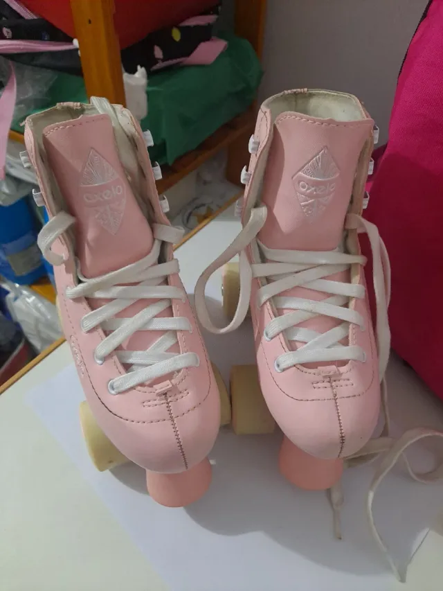 Pattini Oxelo Taglia 33 + Borsa e Copriscarpe