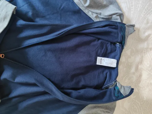 Conjunto Sudadera y Pantalón Azul/Gris