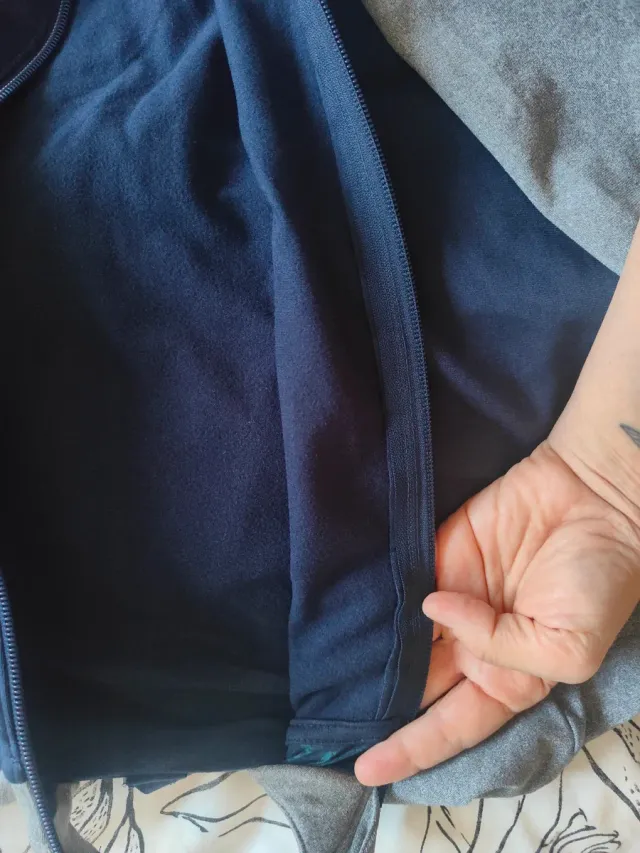 Conjunto Sudadera y Pantalón Azul/Gris