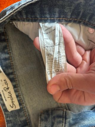 Jeans lunghi slim fit azzurri taglia 42