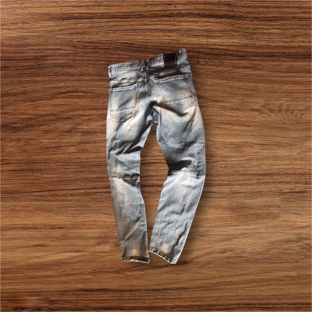 Jeans lunghi slim fit azzurri taglia 42