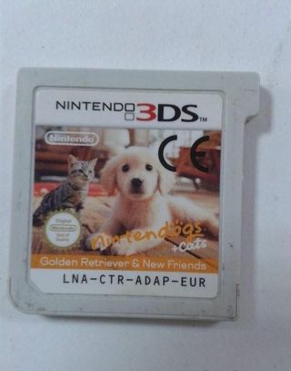 Nintendogs + Cats 3DS Golden Retriever y amigos