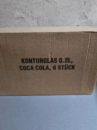 Set 6 Bicchieri Coca-Cola Vetro