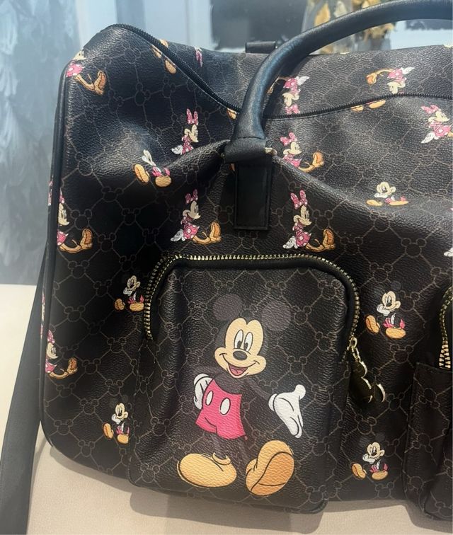 Bolsa Viaje Mickey Minnie Mouse Mediana