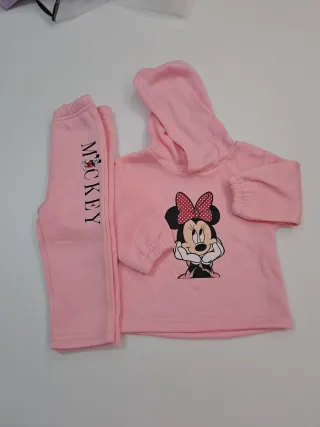Completo bambina rosa Minnie12/18 mesi nuovo