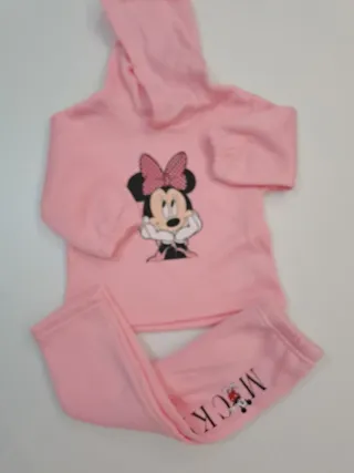 Completo bambina rosa Minnie12/18 mesi nuovo